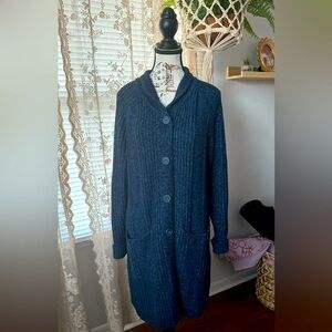 CABI the Trail Cardigan Multi Navy Size M